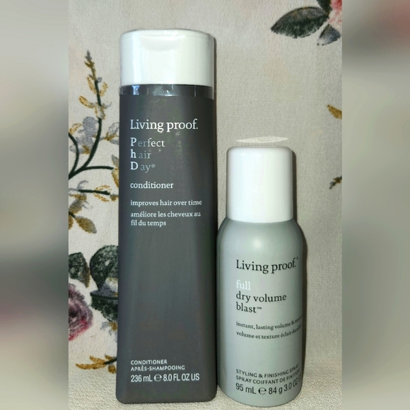 Living Proof: Perfect Hair Day Conditioner 236ml & Full Dry Volume Blast 95ml - Picture 1 of 5